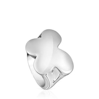 Anillo sello de plata mariposa Bold Motif