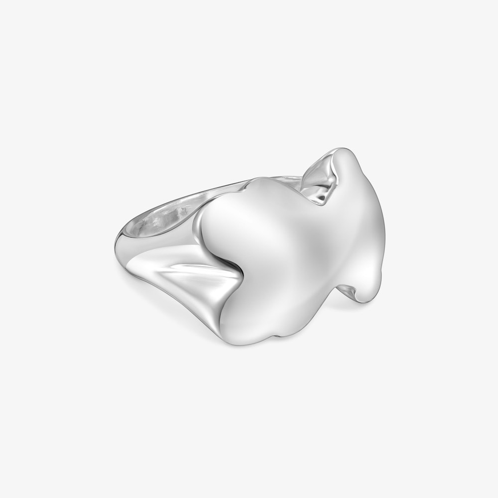 Siegel-Ring Bold Motif aus Silber mit B&auml;renmotiv
