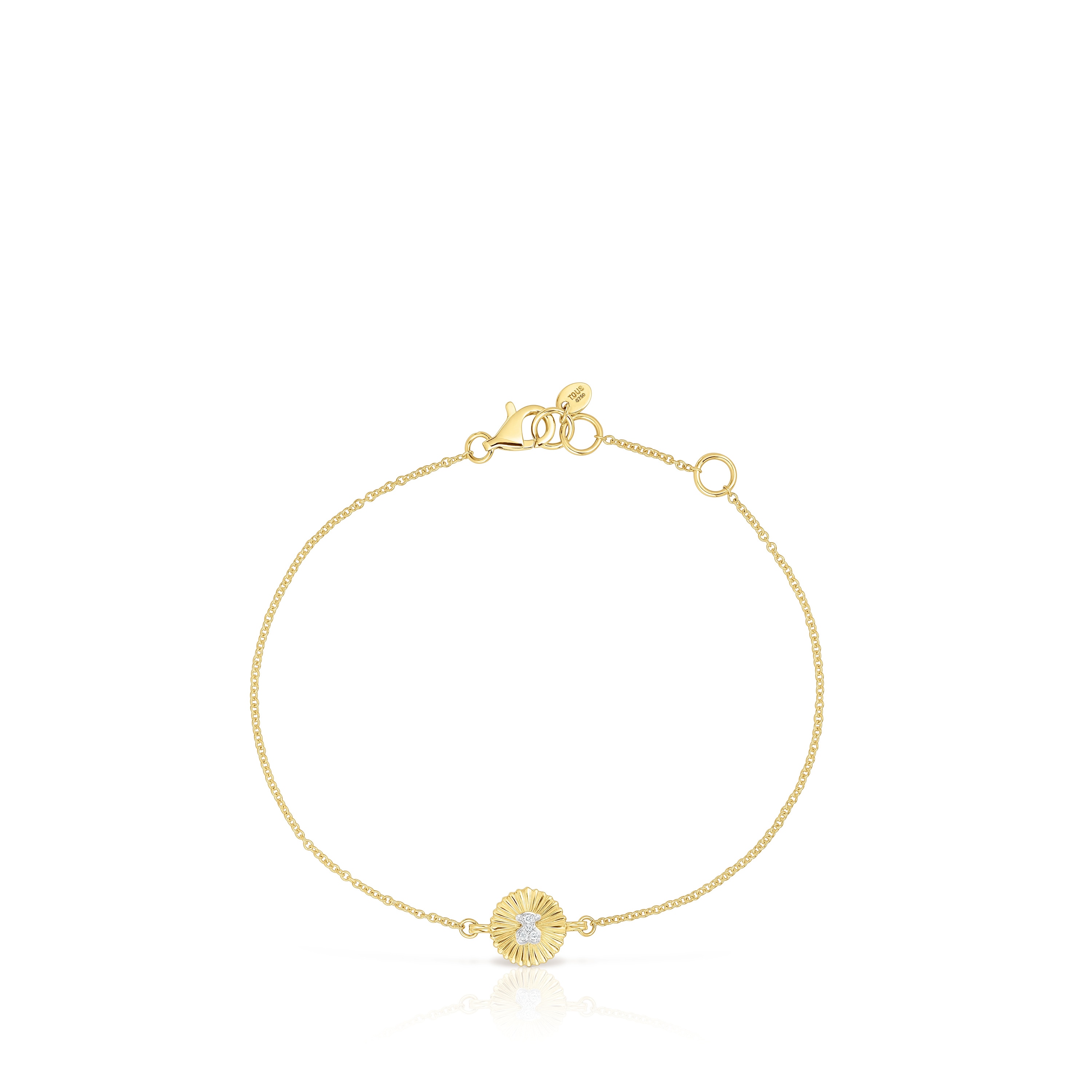 Pulsera de oro y diamantes Iris Motif