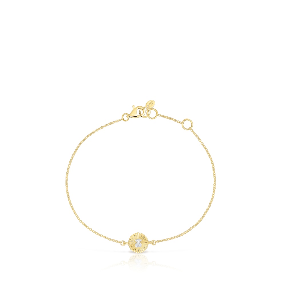 Pulsera de oro y diamantes Iris Motif image number 1