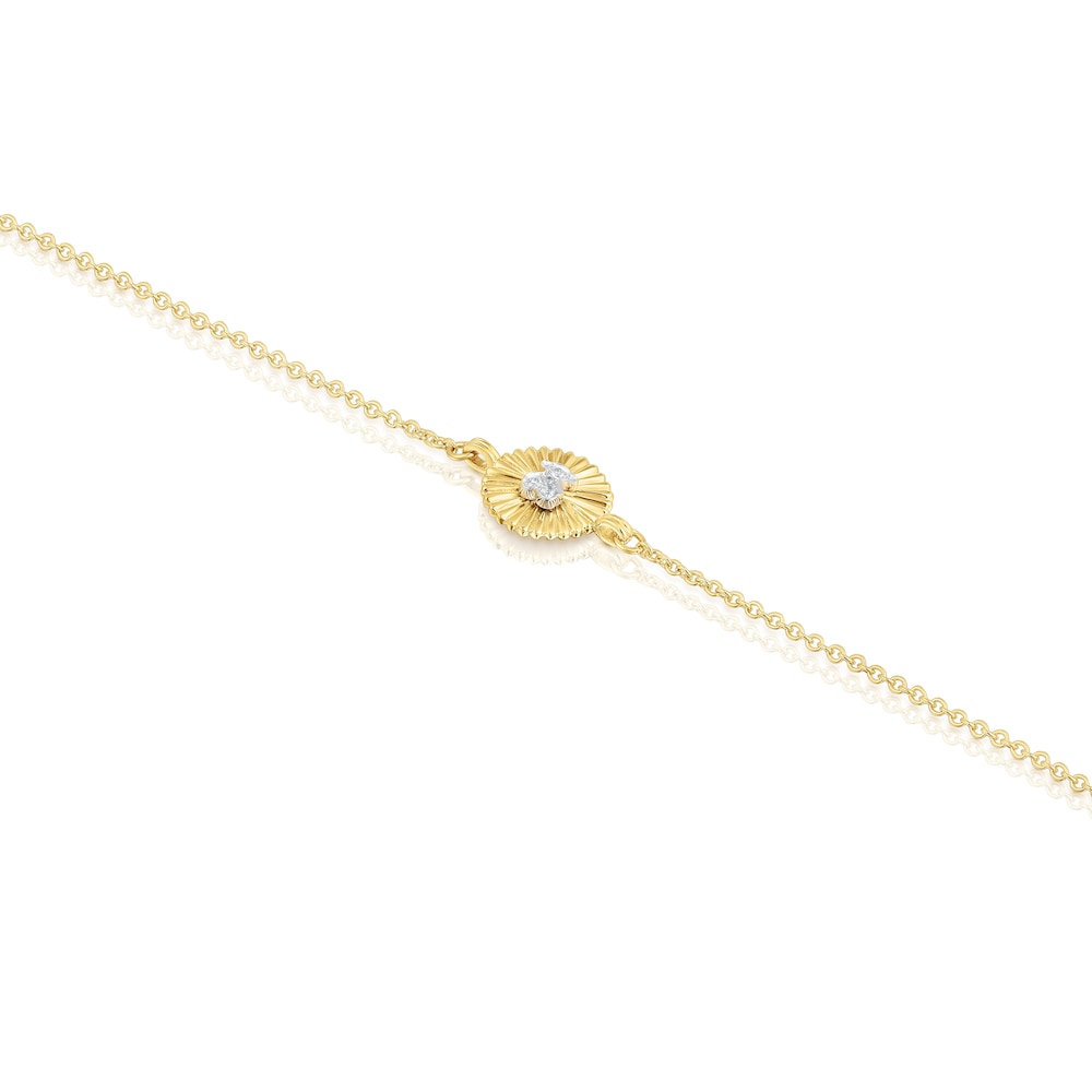 Pulsera de oro y diamantes Iris Motif image number 2