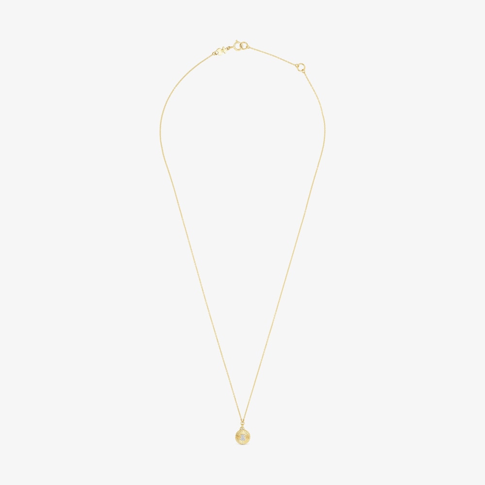 Łańcuszek złoty z diamentami Iris Motif