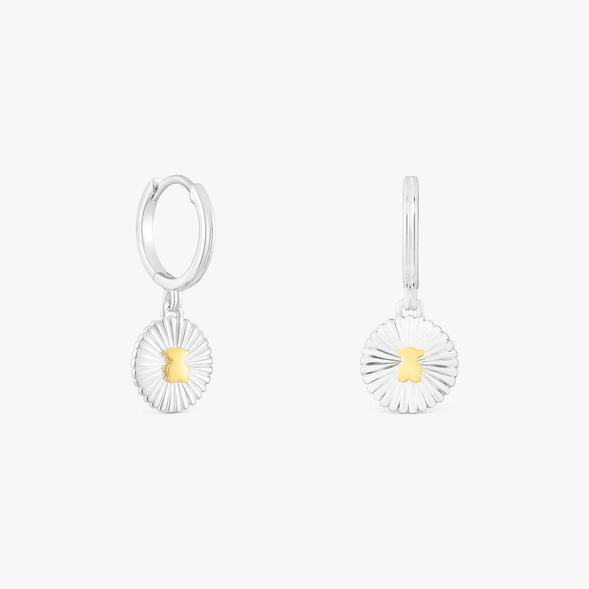 Pendientes Aro Oso Iris Motif