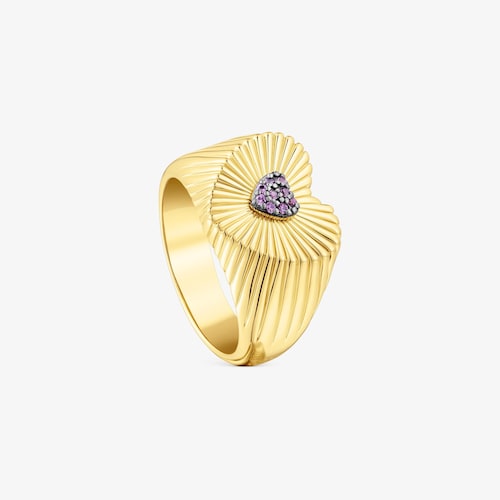 &Delta;&alpha;&chi;&tau;&upsilon;&lambda;ί&delta;&iota;-&sigma;&phi;&rho;&alpha;&gamma;ί&delta;&alpha; &mu;&epsilon; &kappa;&alpha;&rho;&delta;&iota;ά Iris Motif &alpha;&pi;ό &alpha;&sigma;ή&mu;&iota; vermeil &mu;&epsilon; &rho;&omicron;&delta;&omicron;&lambda;ί&tau;&eta;