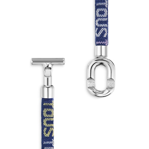 Pulsera de plata y cordón TOUS MANIFESTO