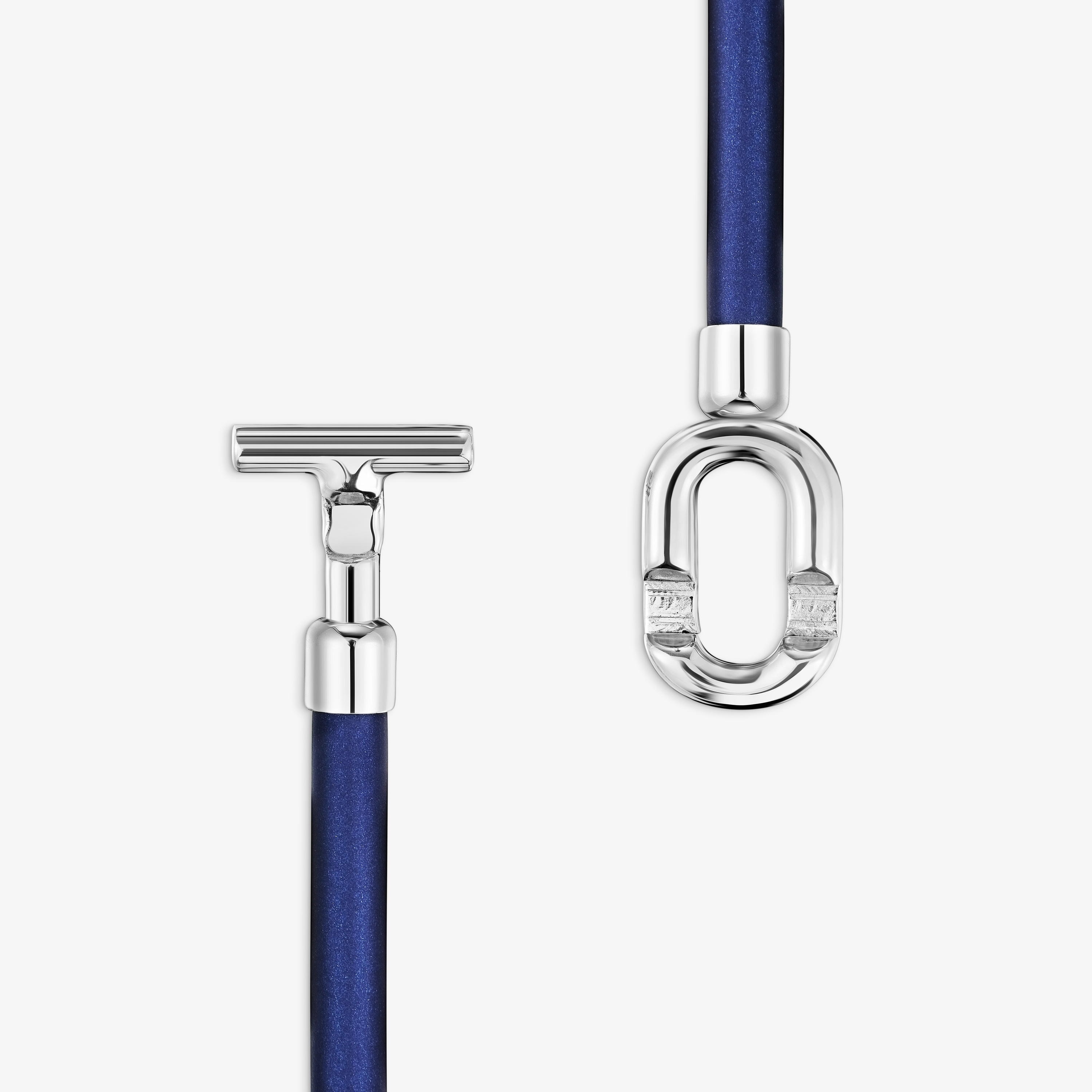 TOUS MANIFESTO Bracelet in silver with nylon