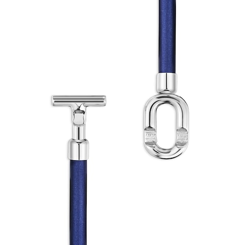 Pulsera de color azul con cierre de plata TOUS MANIFESTO