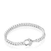 Pulsera barbada de plata TOUS MANIFESTO
