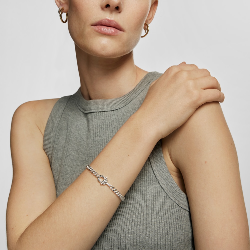 Pulsera barbada de plata TOUS MANIFESTO Pulsera barbada de plata TOUS MANIFESTO