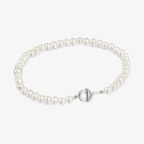 Bracelet en argent et perles de culture TOUS MANIFESTO