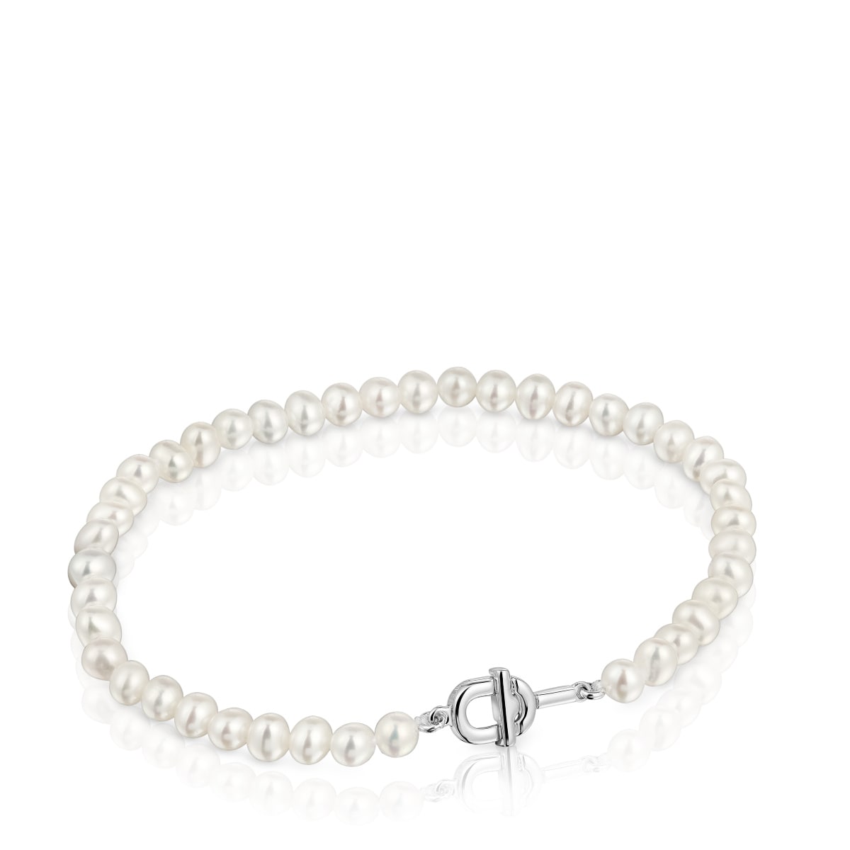 Pulsera de plata y perlas cultivadas TOUS MANIFESTO