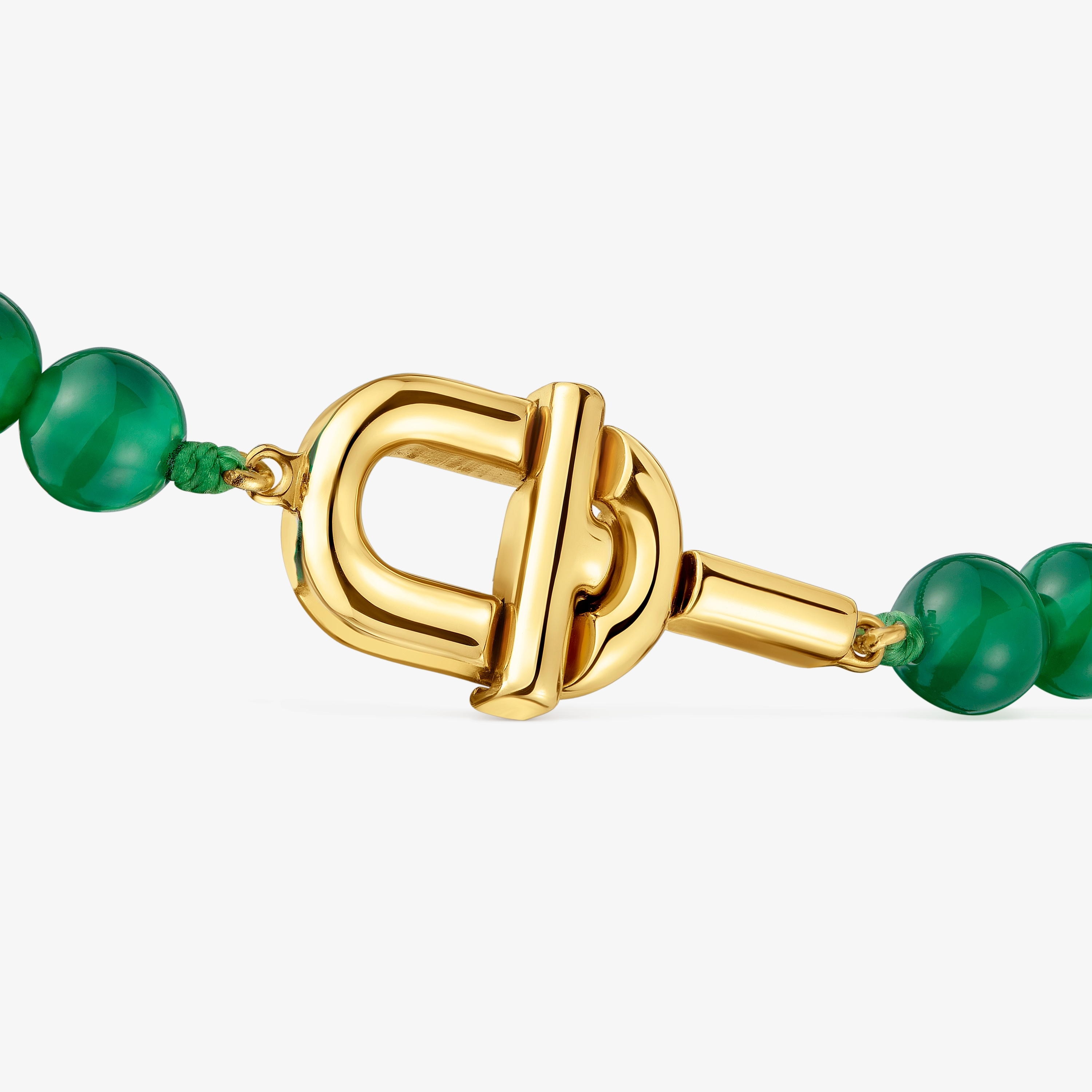TOUS MANIFESTO Bracelet with 18K gold vermeil with trated chalcedony