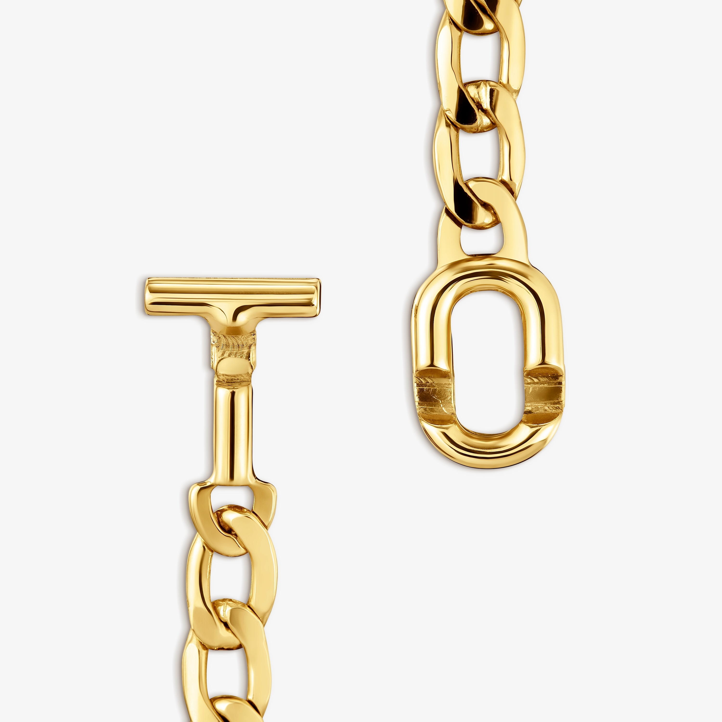 TOUS MANIFESTO curb chain Bracelet with 18K gold vermeil