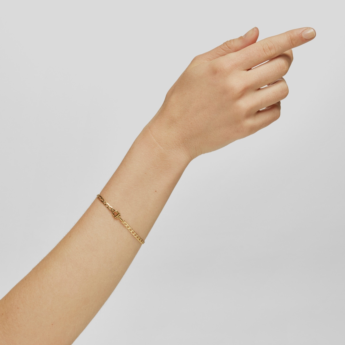 Pulsera con baño de oro 18 kt sobre plata TOUS MANIFESTO image number 3