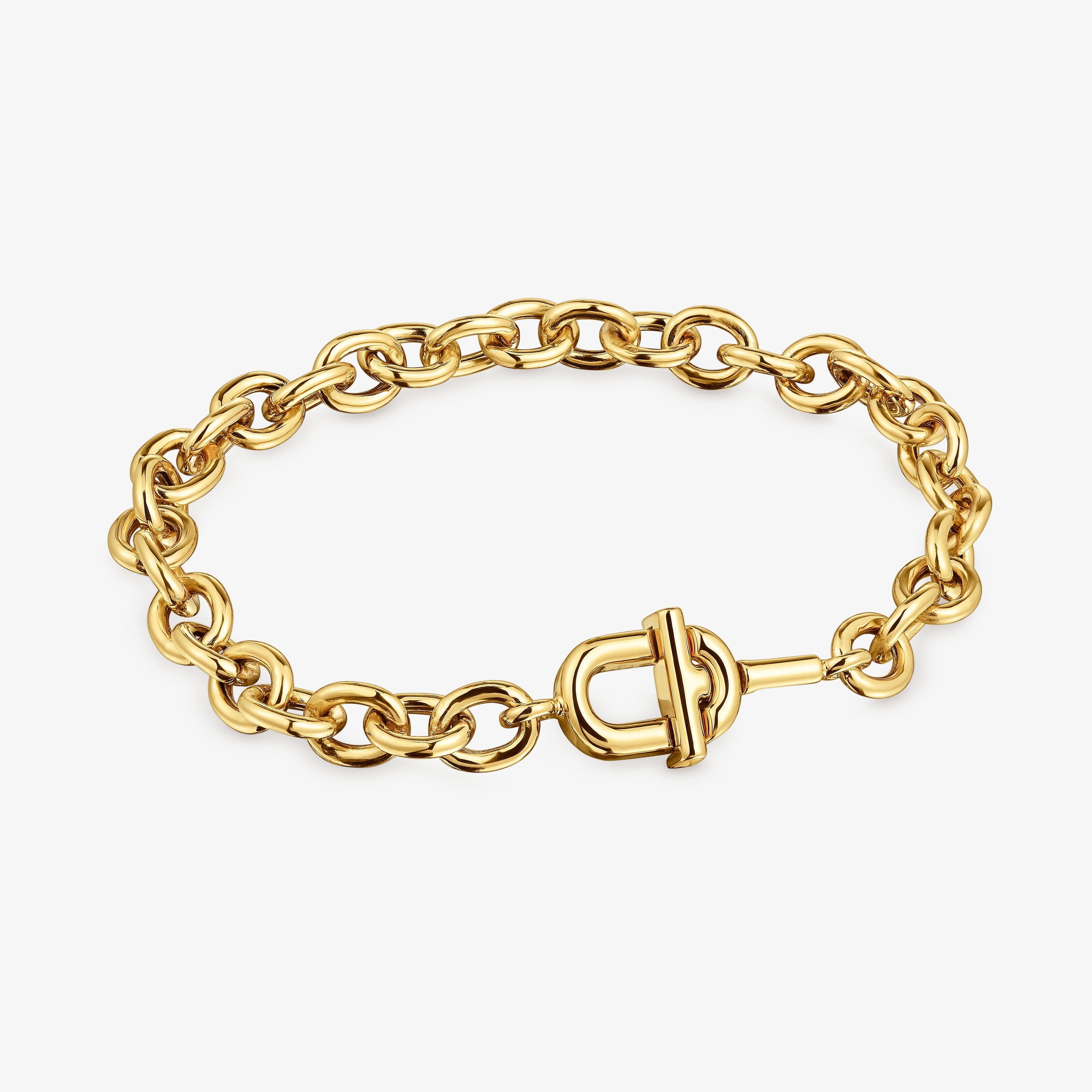 TOUS MANIFESTO chain bracelet with 18K gold vermeil