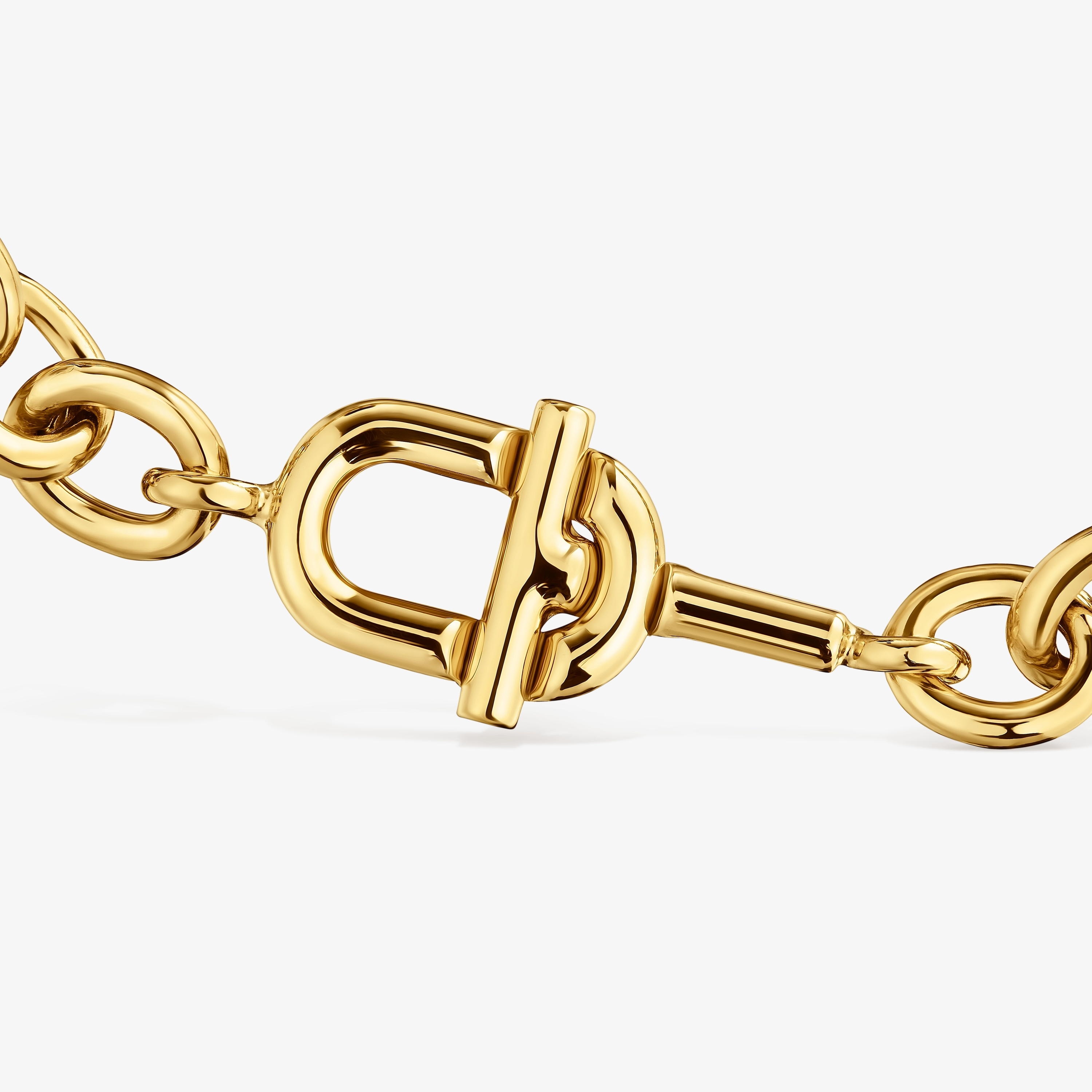 TOUS MANIFESTO chain bracelet with 18K gold vermeil