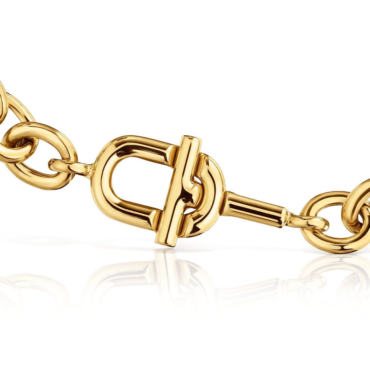 Pulsera cadena con baño de oro 18 kt sobre plata TOUS MANIFESTO image number 1