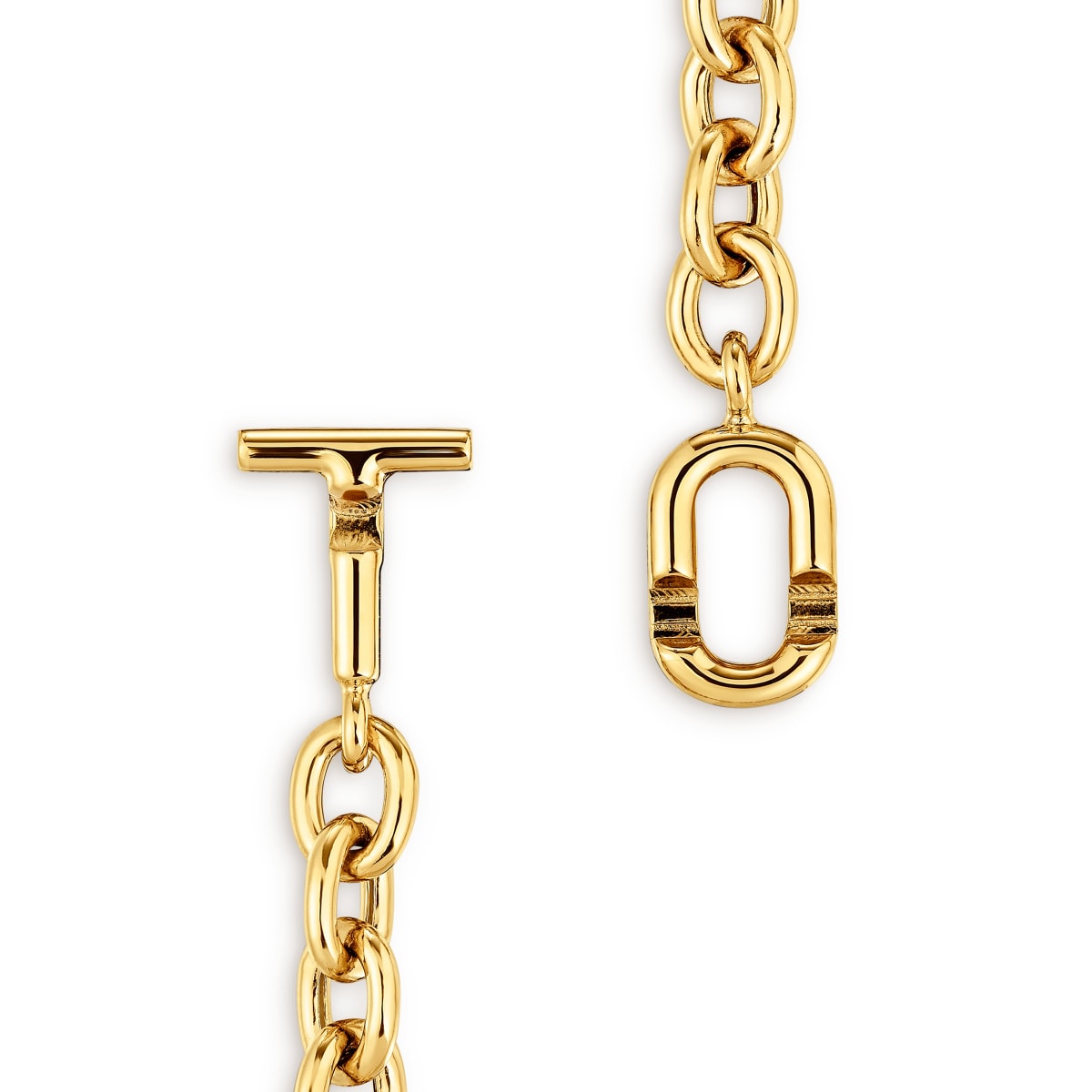 Pulsera cadena con baño de oro 18 kt sobre plata TOUS MANIFESTO image number 2