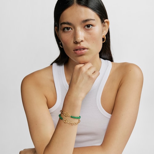 Pulsera cadena con baño de oro 18 kt sobre plata TOUS MANIFESTO