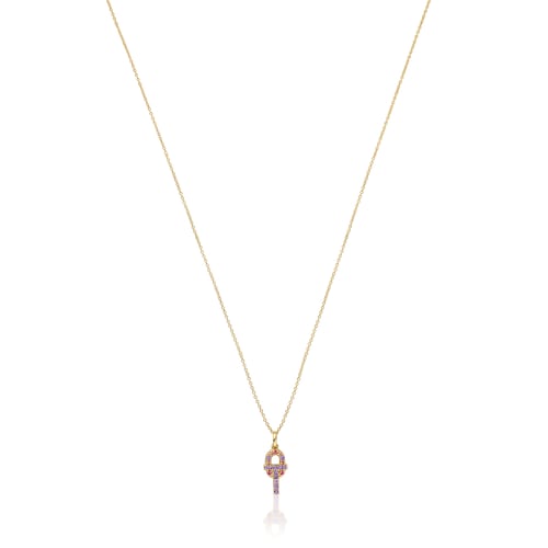 Gold TOUS MANIFESTO Necklace with gemstones
