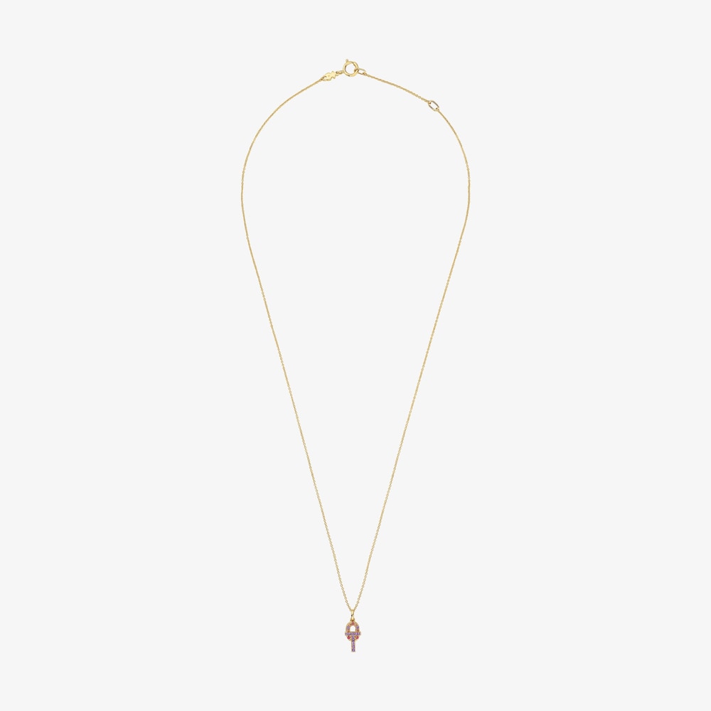 Naszyjnik ze złota TOUS MANIFESTO z kamieniami szlachetnymi