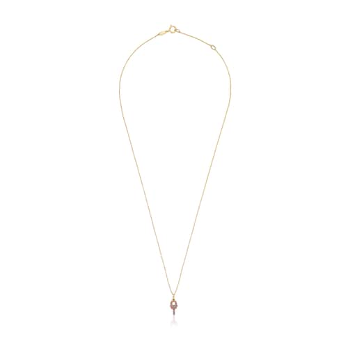 Gold TOUS MANIFESTO Necklace with gemstones