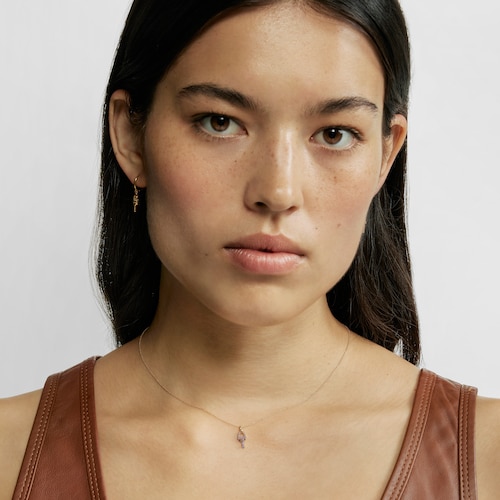 Gold TOUS MANIFESTO Necklace with gemstones