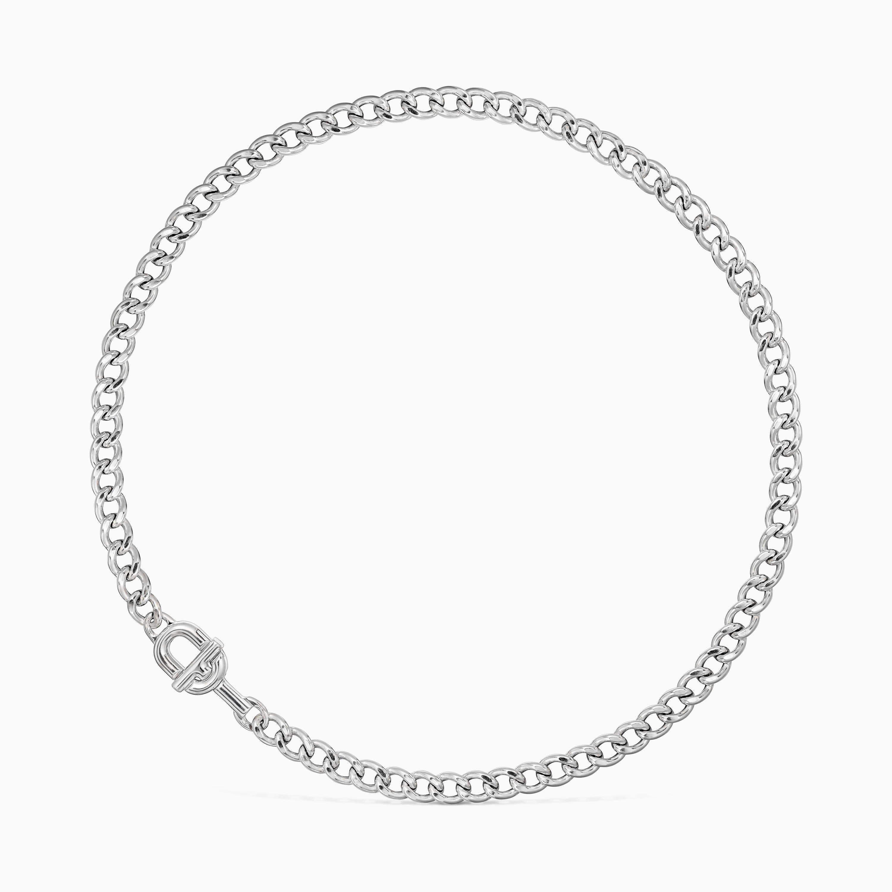 TOUS MANIFESTO curbed Chain in silver