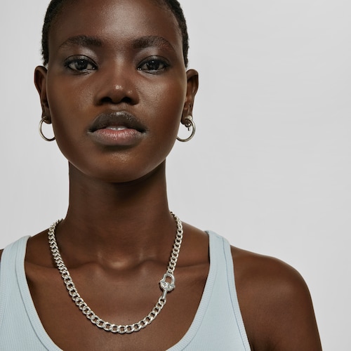 Cadena barbada de plata TOUS MANIFESTO