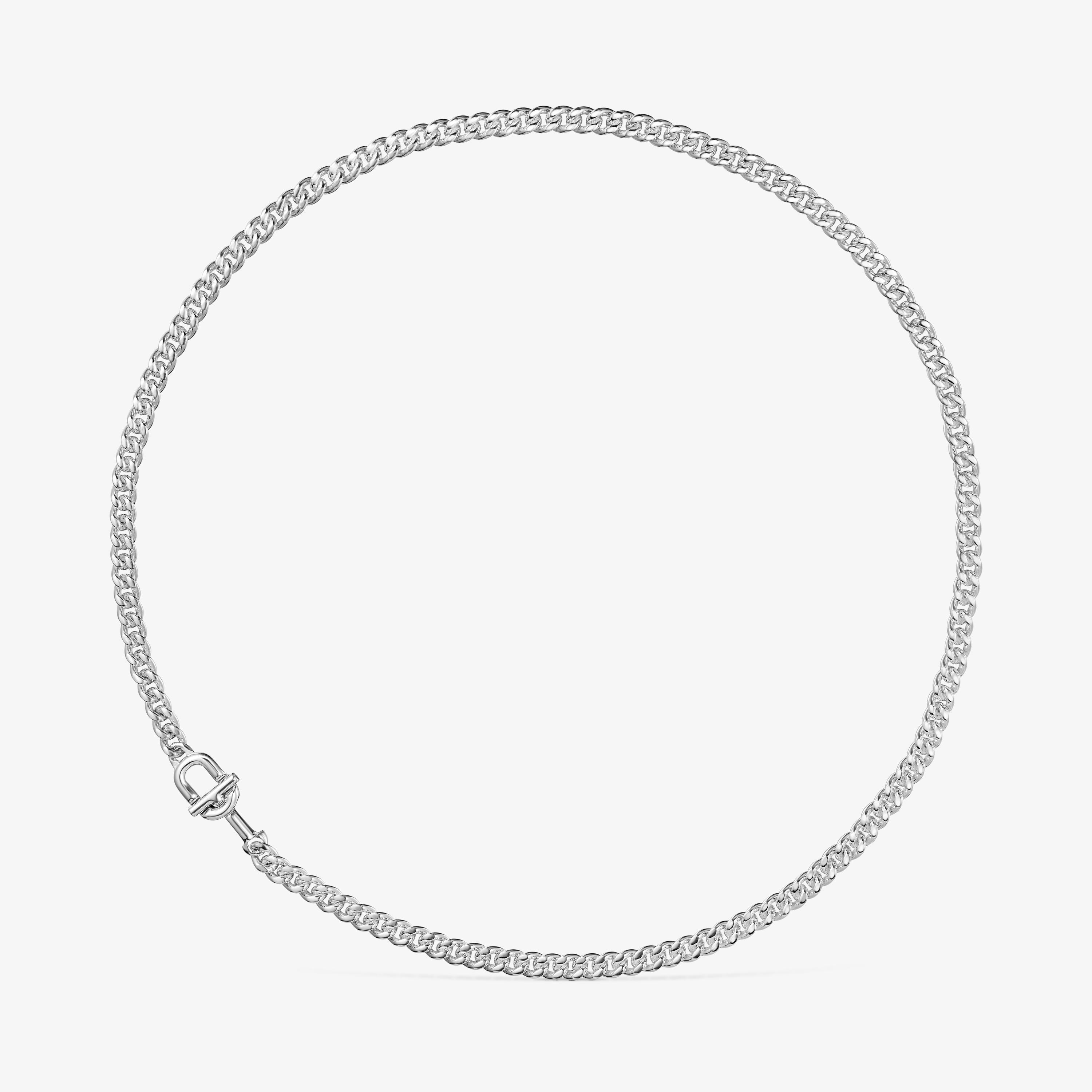 TOUS MANIFESTO curb chain Choker in silver