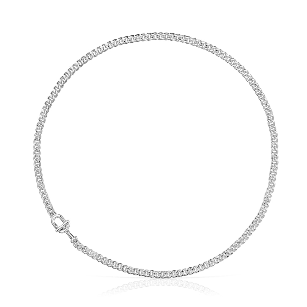 TOUS MANIFESTO curb chain Choker in silver