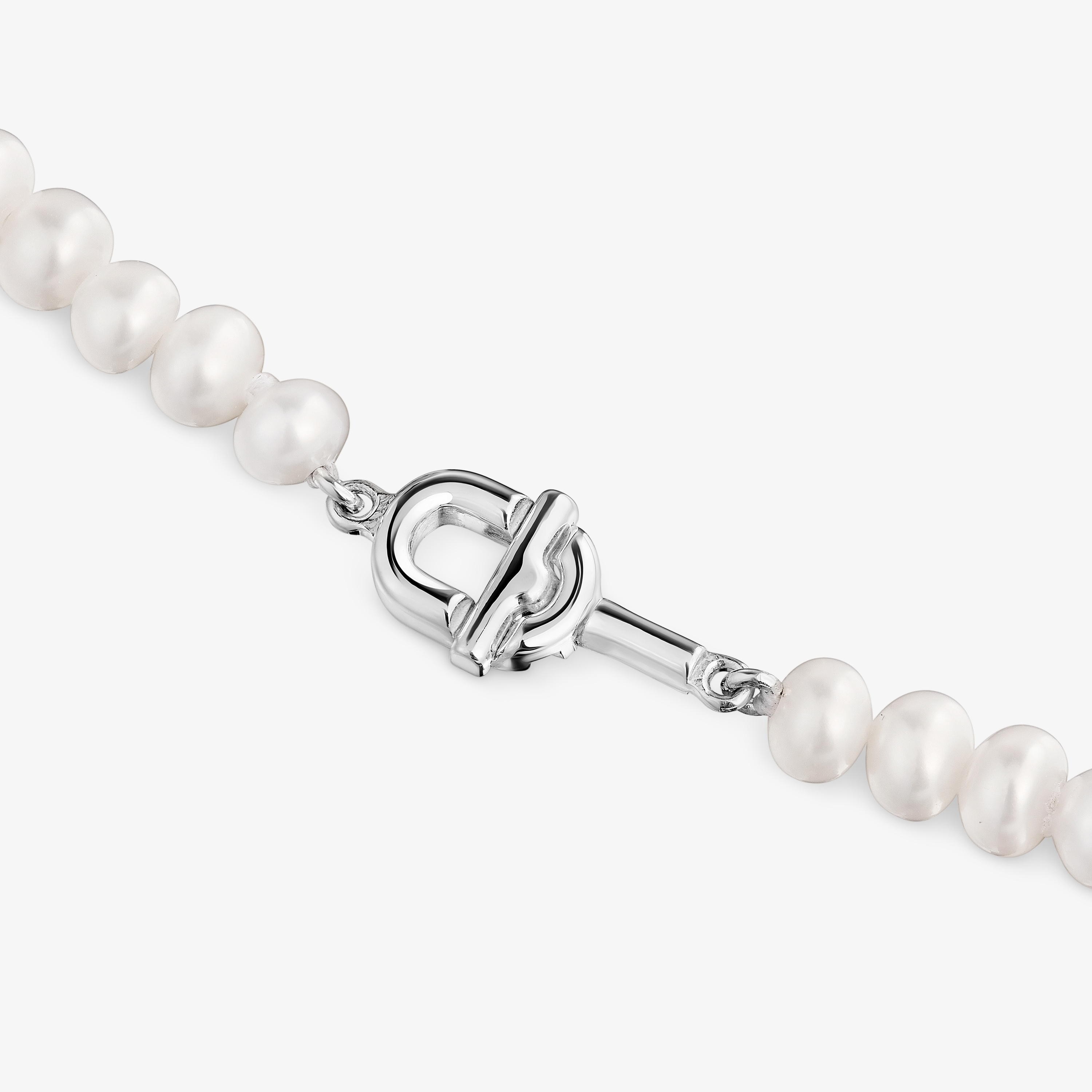 Silver Necklace with cultured pearls TOUS MANIFESTO