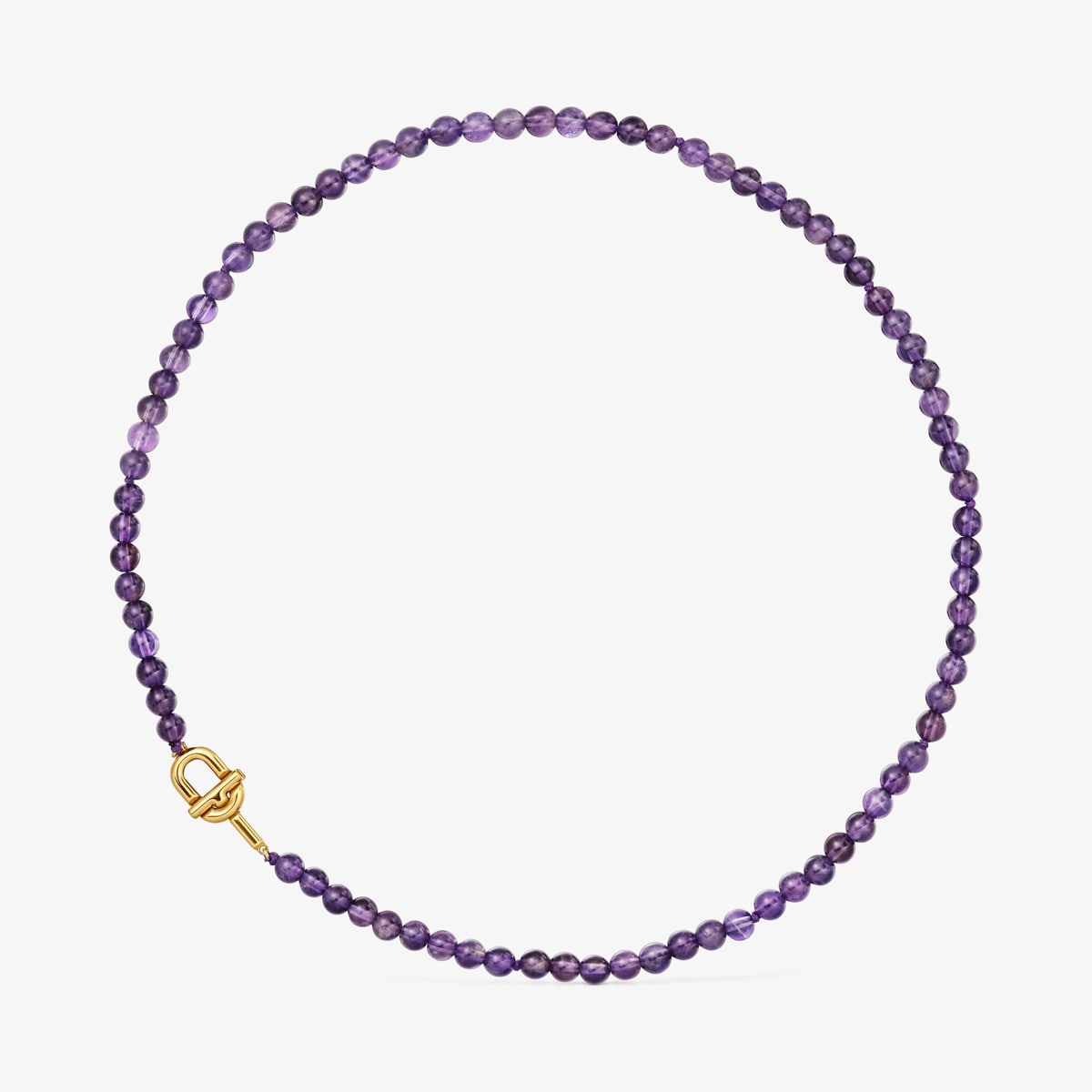 Tous - Collar Con Baño De Oro 18 Kt Sobre Plata Y Amatistas Tous Manifesto - Dorado