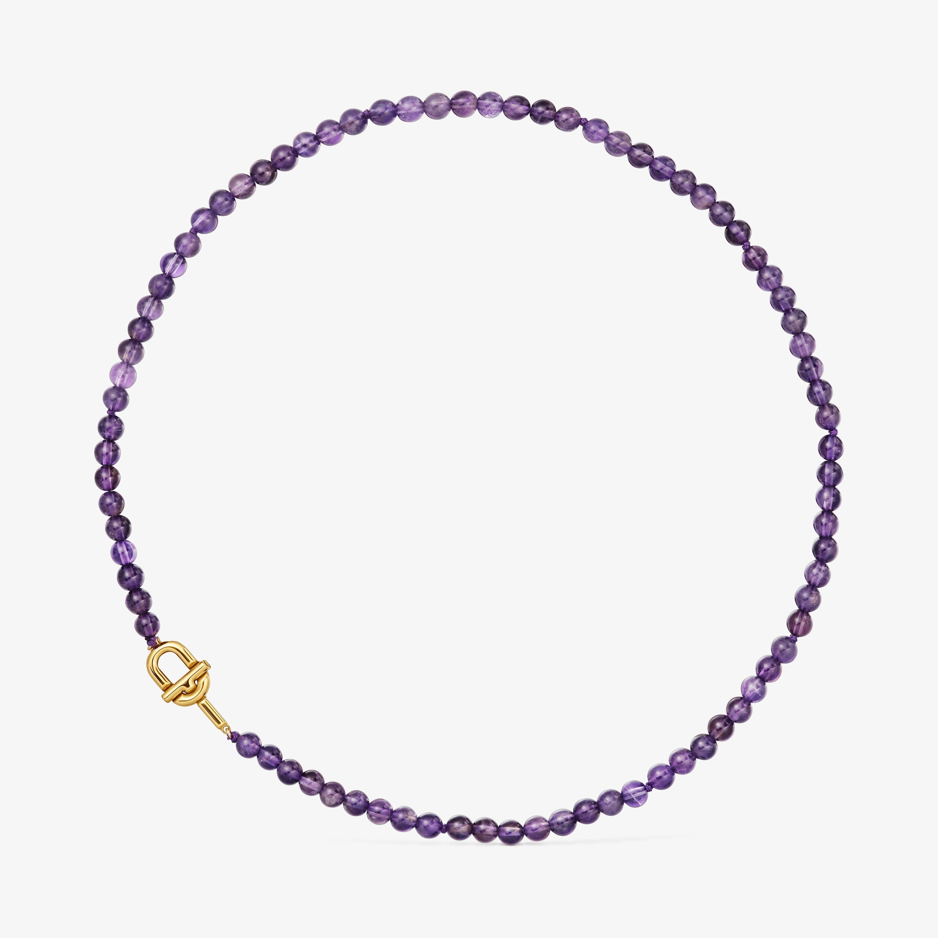 TOUS MANIFESTO Necklace with 18K gold vermeil with amethyst