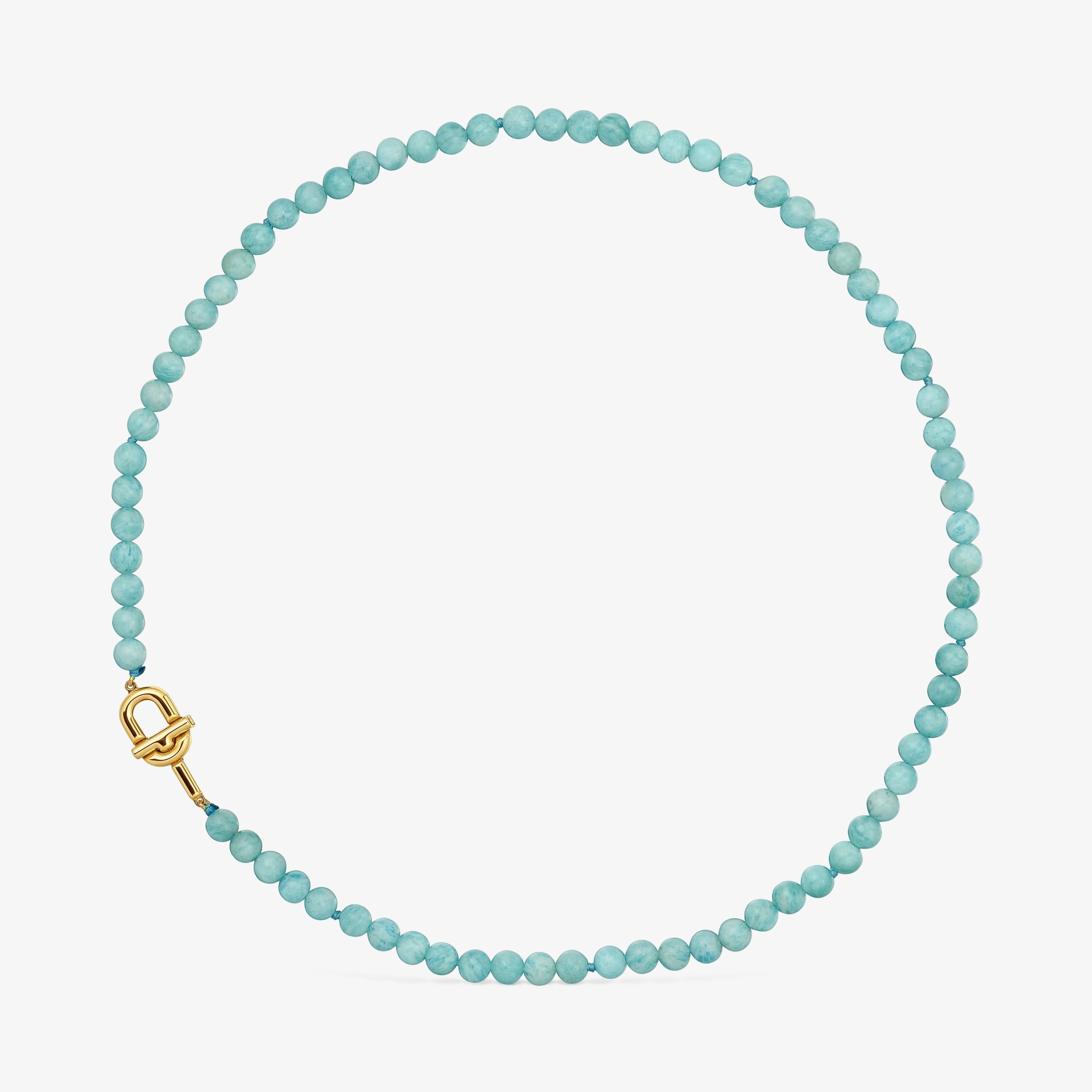 TOUS MANIFESTO Necklace with 18K gold vermeil with amazonite