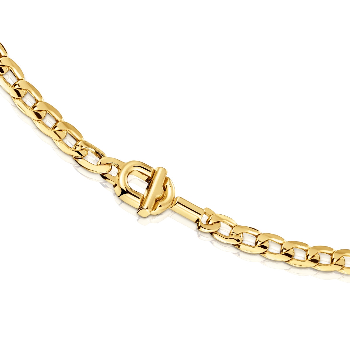 Gargantilla barbada con baño de oro 18 kt sobre plata TOUS MANIFESTO