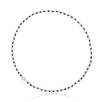 42 cm black nylon Necklace with cultured pearls TOUS MANIFESTO