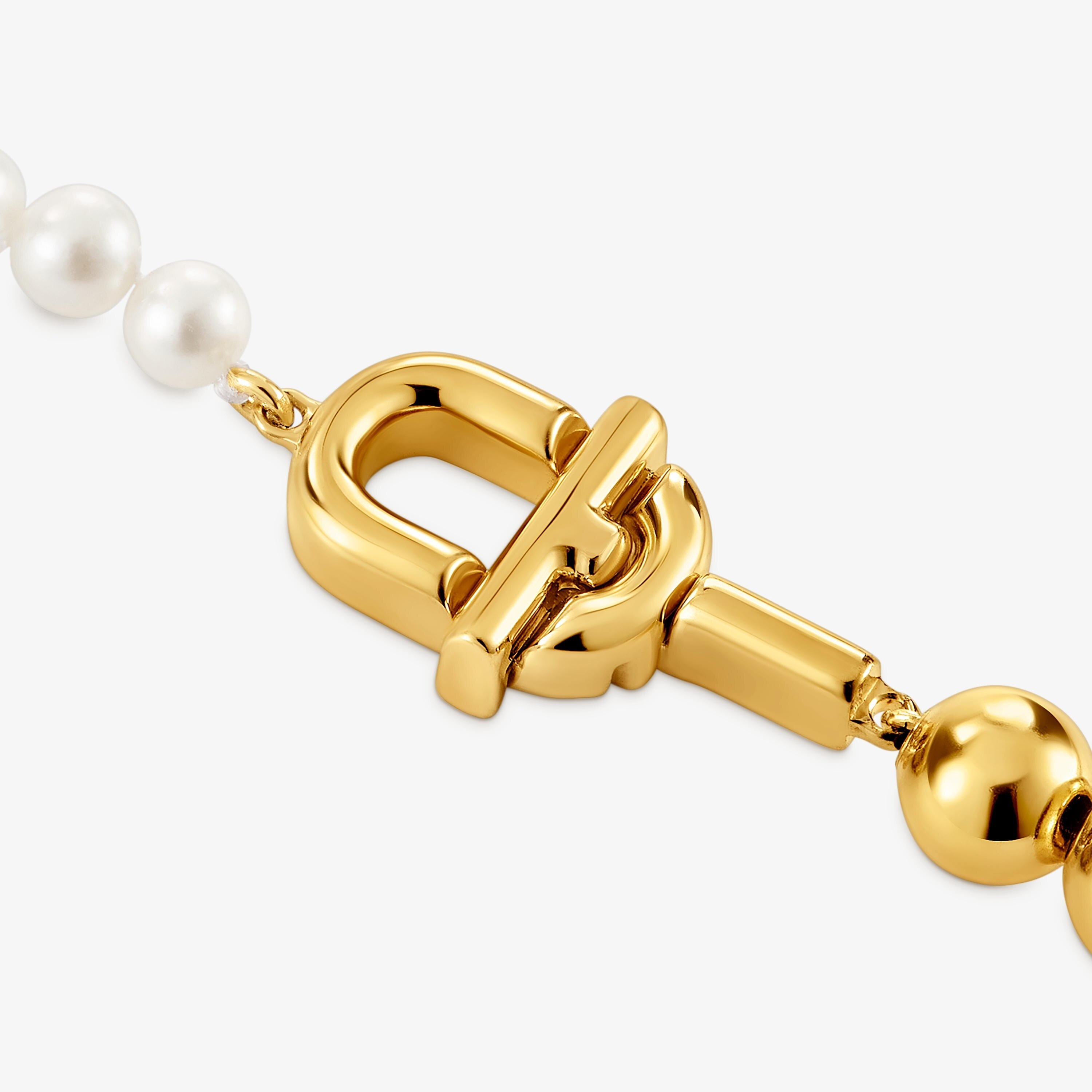 Necklace with 18K gold vermeil and cultured pearls TOUS MANIFESTO