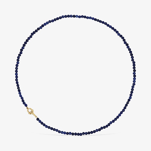 Collar con ba&ntilde;o de oro 18 kt sobre plata y sodalita TOUS MANIFESTO