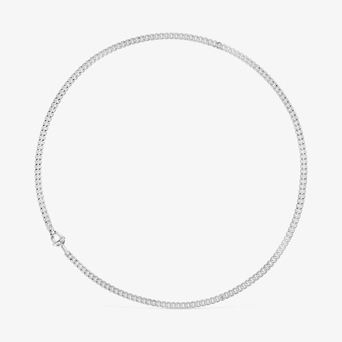 Gargantilla barbada de plata TOUS MANIFESTO 42 cm