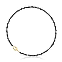 Collar con baño de oro 18 kt sobre plata y ónix 50 cm TOUS MANIFESTO