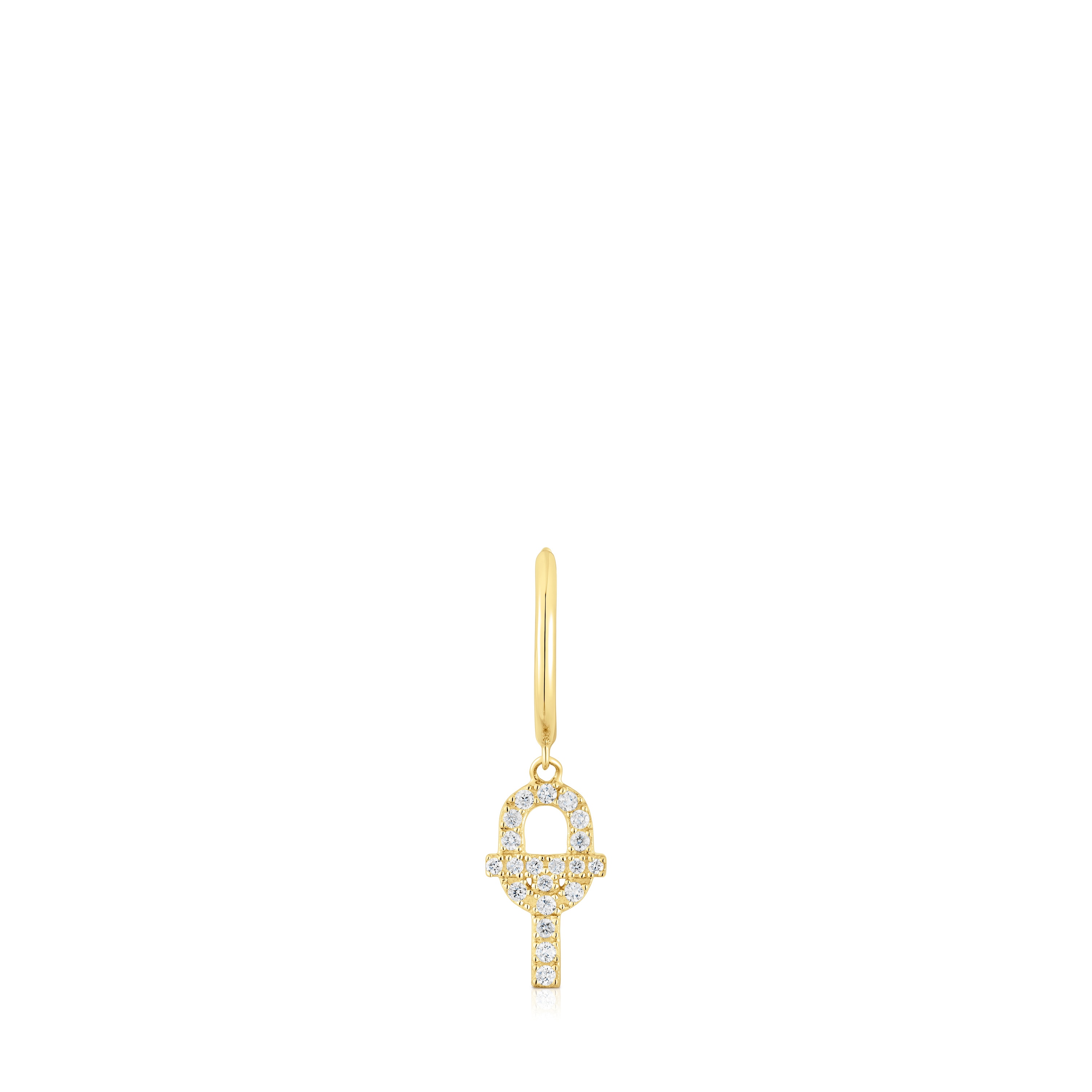 TOUS MANIFESTO Gold Single Earring with diamonds