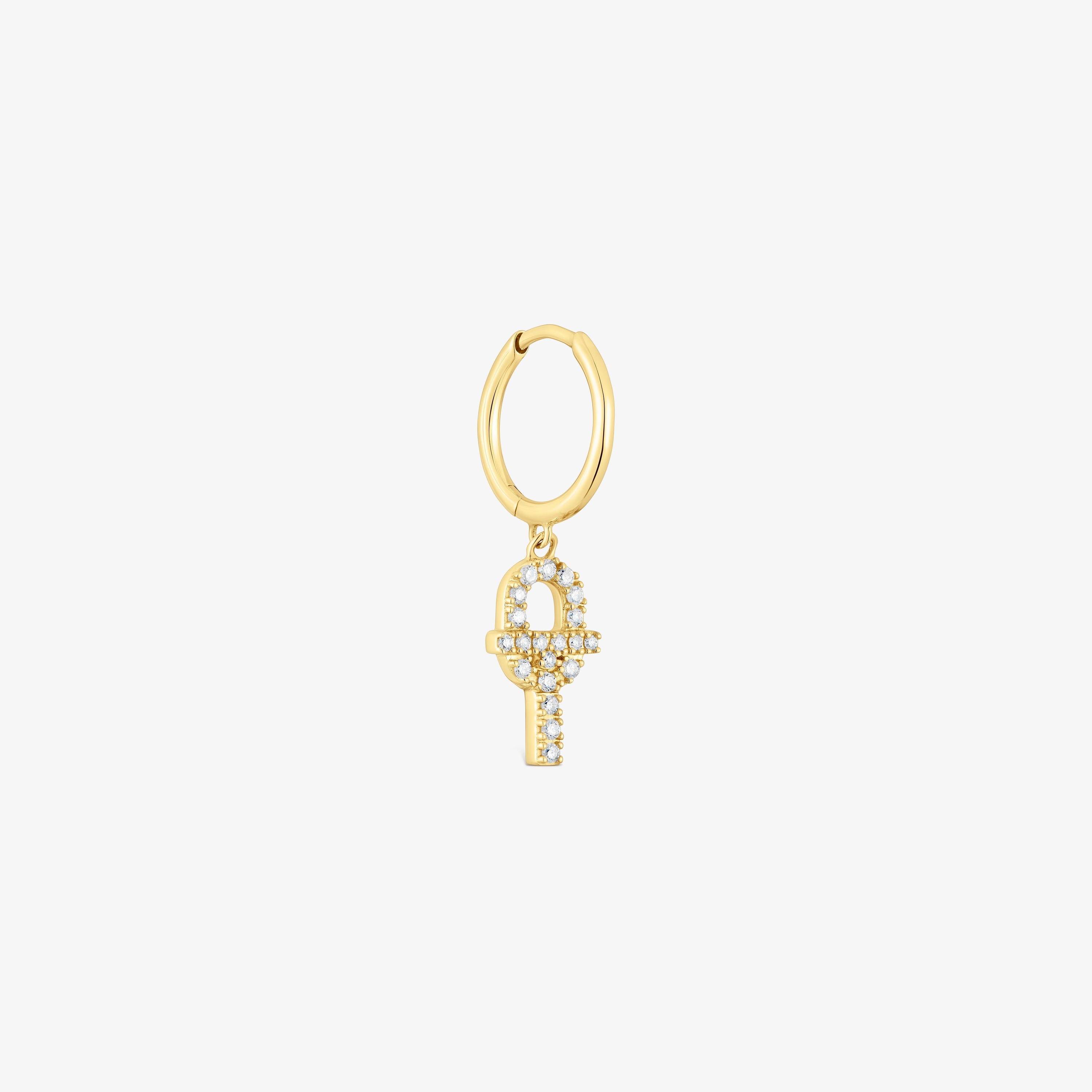 TOUS MANIFESTO 18K solid gold Single Earring with diamonds