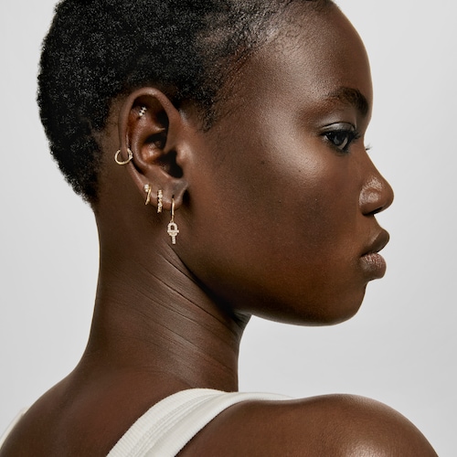 TOUS MANIFESTO Gold Single Earring with diamonds