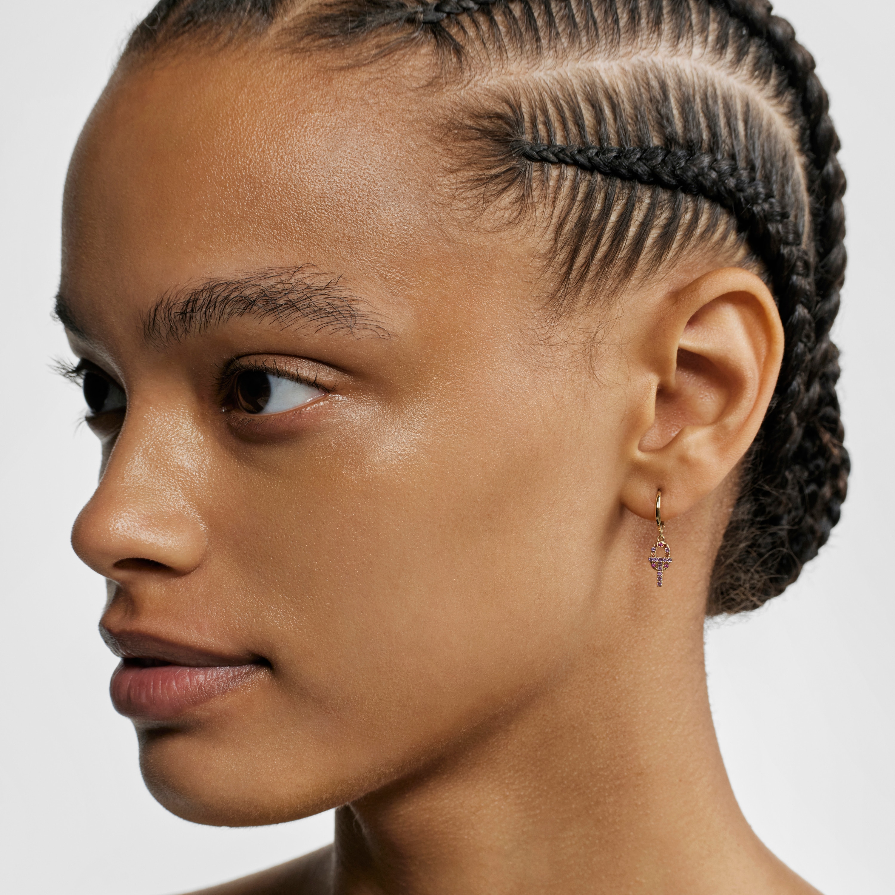 Loose 18K solid gold TOUS MANIFESTO Earring with gemstones