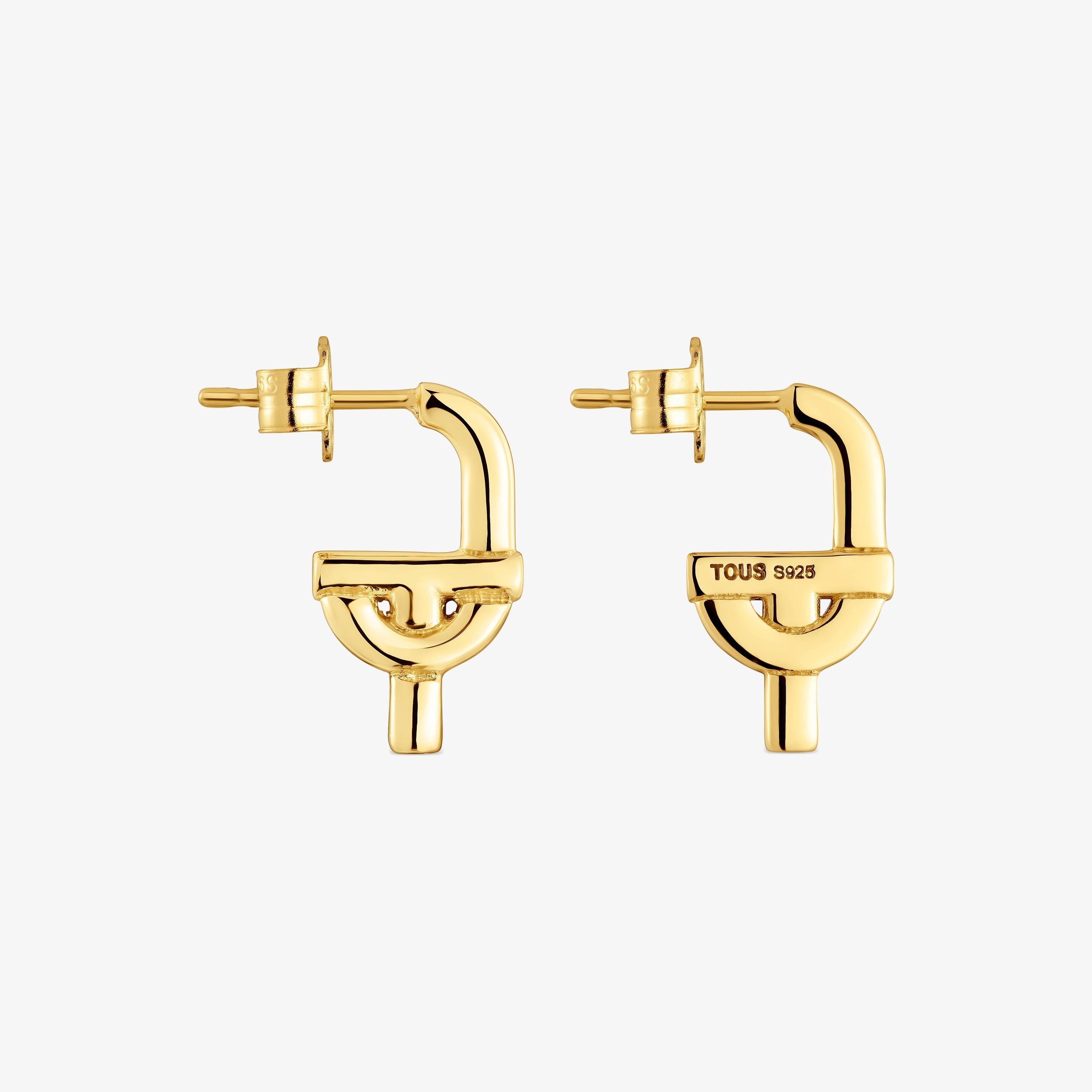 TOUS MANIFESTO Earrings with 18K gold vermeil