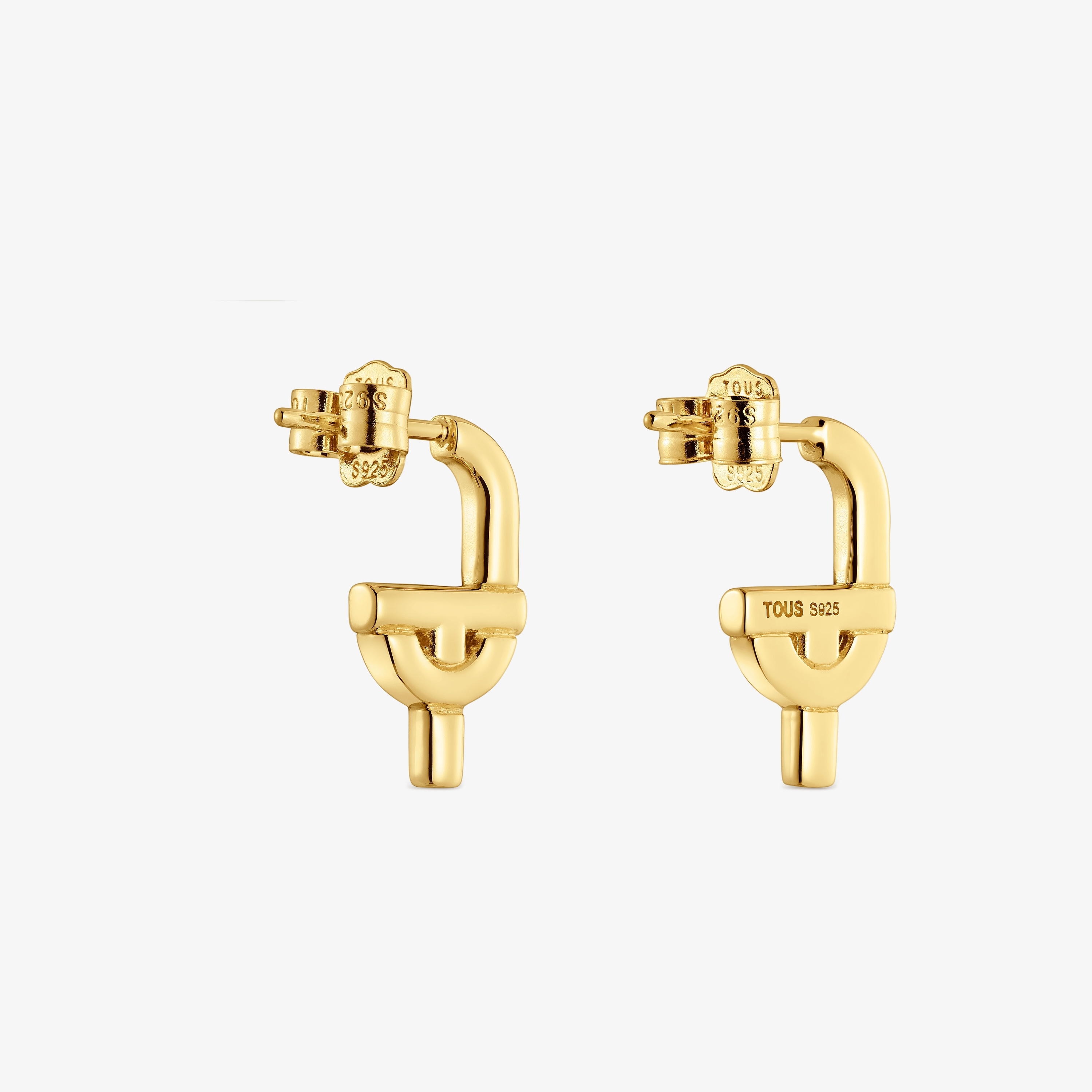 TOUS MANIFESTO Earrings with 18K gold vermeil