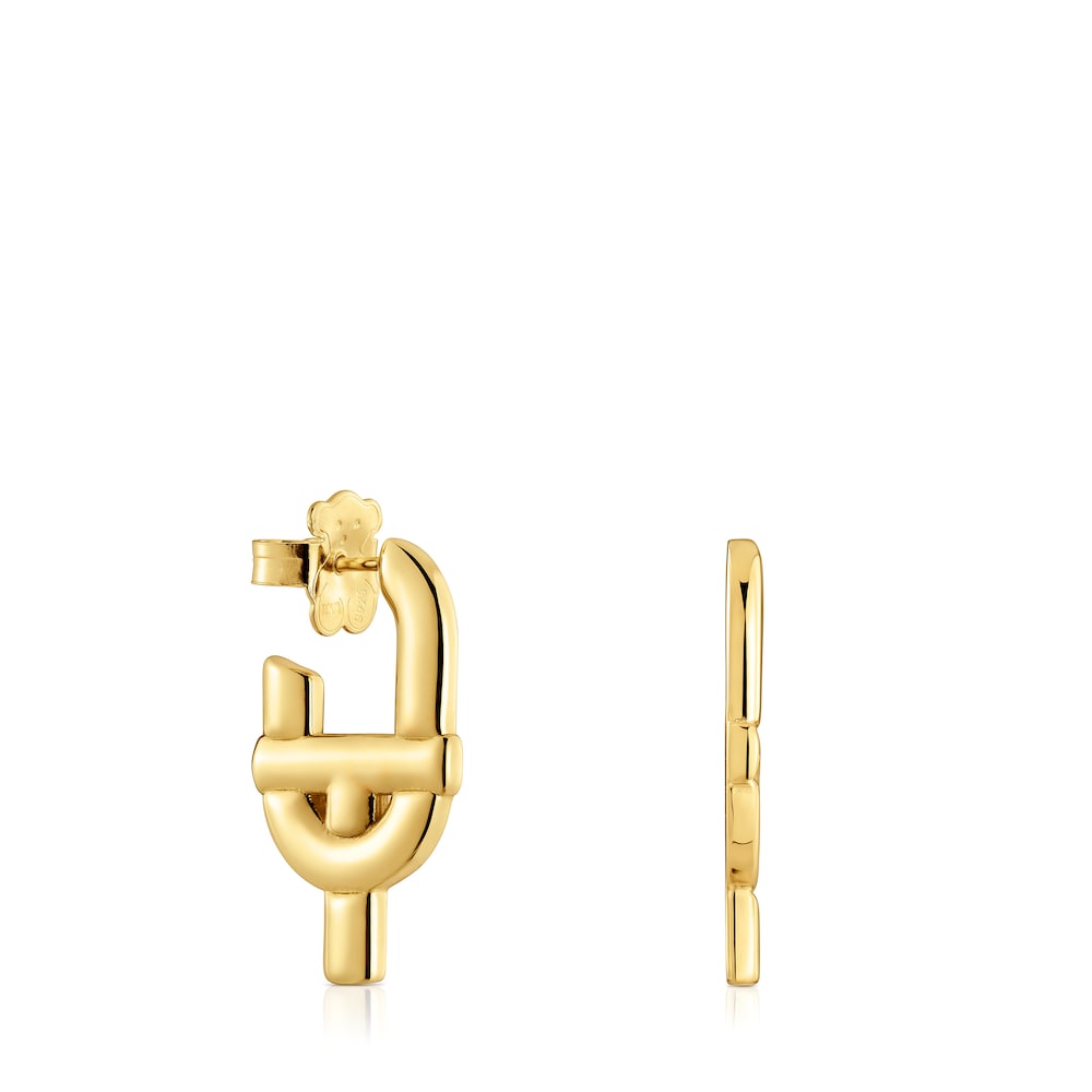 TOUS MANIFESTO Earrings with 18kt gold plating over silver