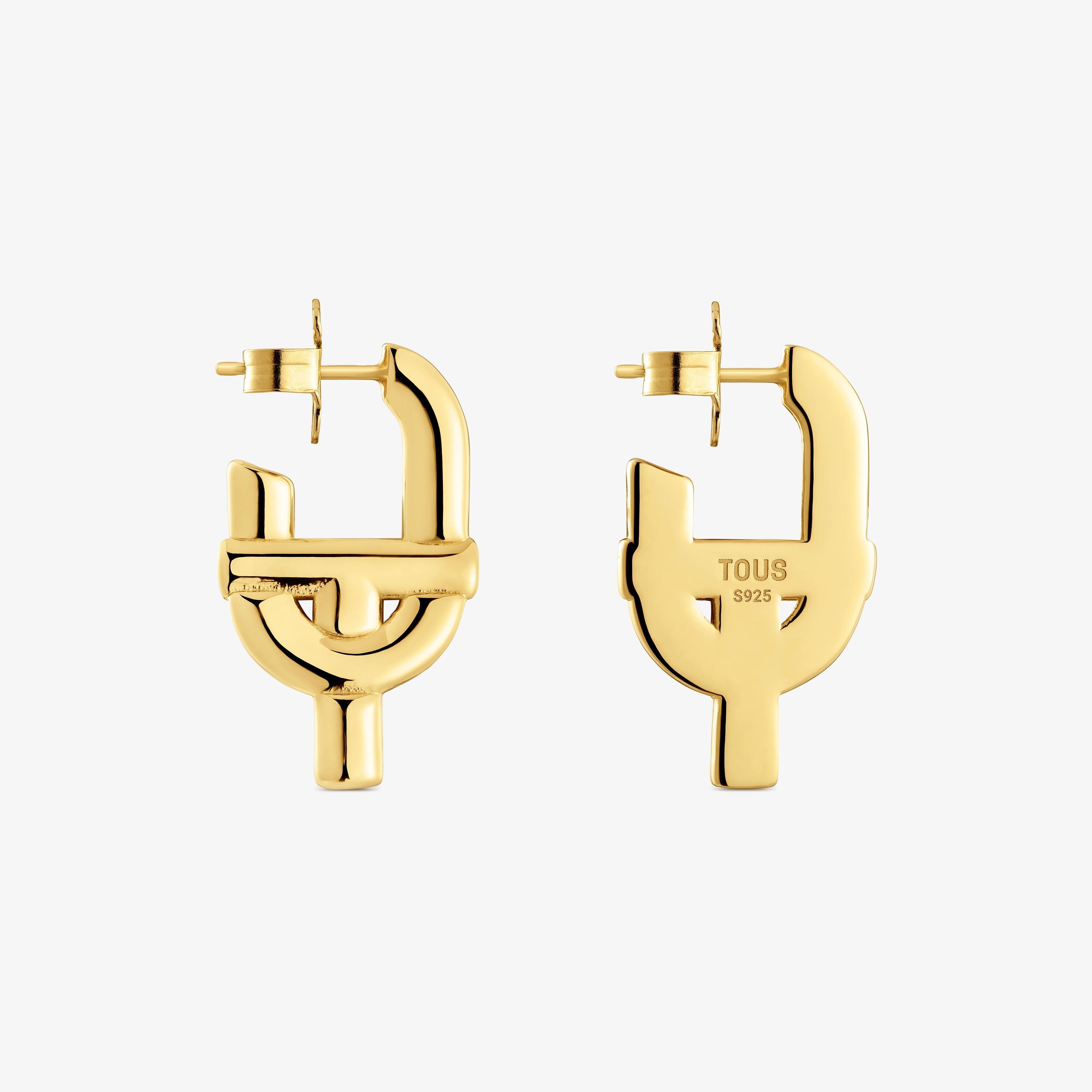 TOUS MANIFESTO Earrings with 18K gold vermeil