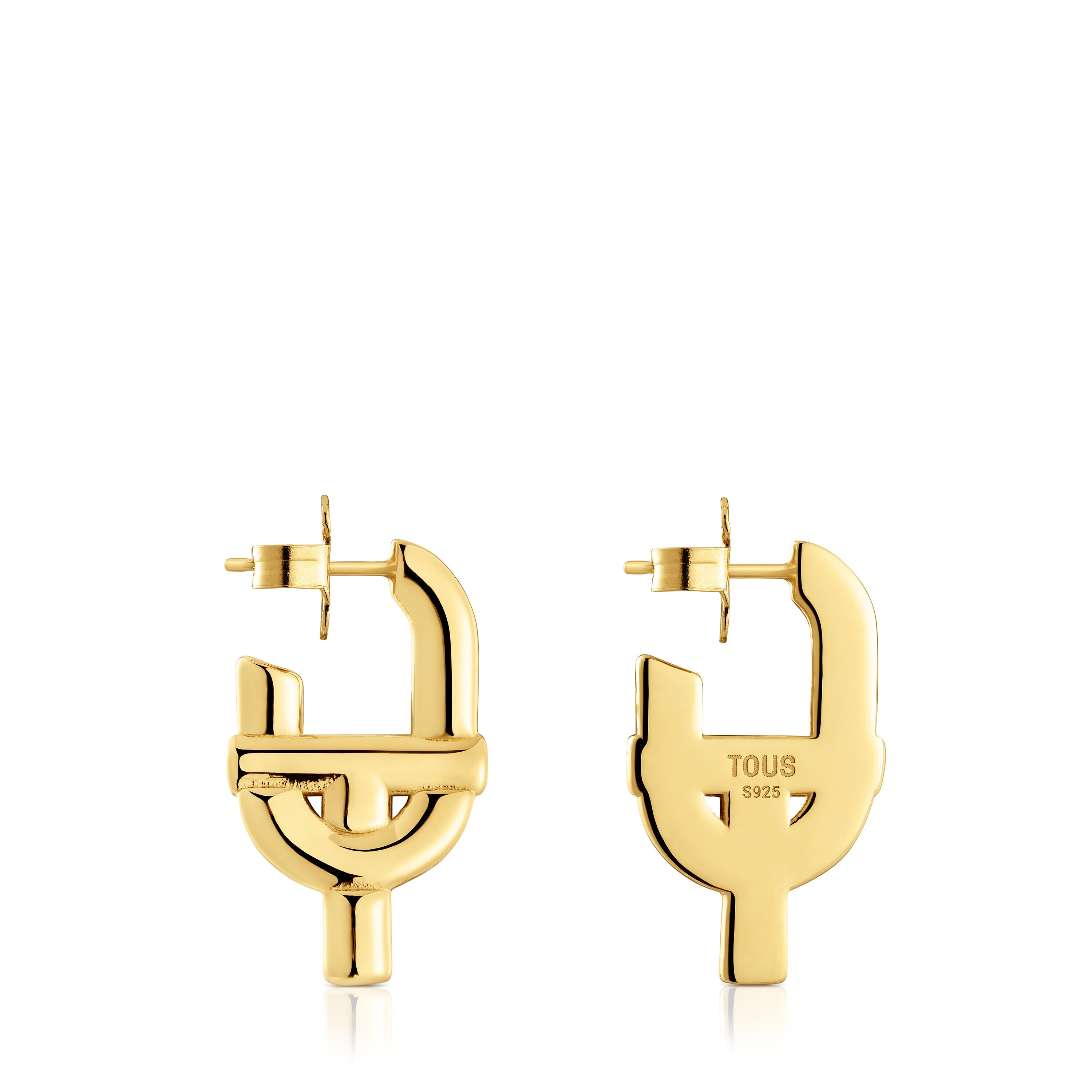 TOUS MANIFESTO Earrings with 18kt gold plating over silver